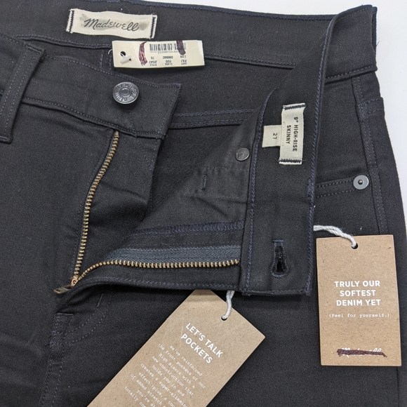 Madewell High Rise Skinny Jeans Stretch Denim 27 - Picture 7 of 7